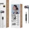 Kovinske in-ear slušalke z mikrofonom