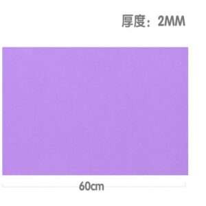 Penasti list EVA – svetlo vijolična, 40 × 60 cm, 2 mm
