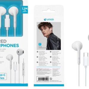 Žične slušalke z mikrofonom – USB-C priključek