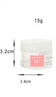 Plastična potovalna posodica za kozmetiko – 15 g